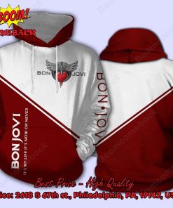 Bon Jovi Hard Rock Band It’s Now Or Never 3d Printed Hoodie