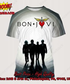 Bon Jovi Hard Rock Band Simple Design 3d Printed T-shirt Hoodie