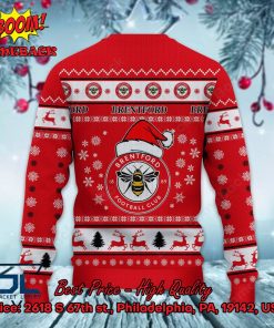 brentford logo santa hat ugly christmas sweater 3 clmJv
