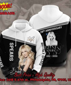 Britney Spears 28th Anniversary 3d Printed Hoodie