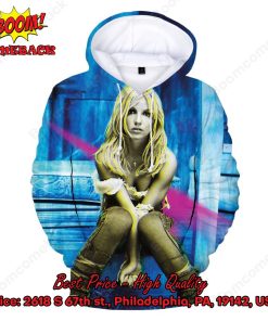 Britney Spears Blue 3d Printed Hoodie