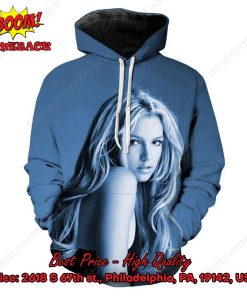 Britney Spears Navy 3d Printed Hoodie