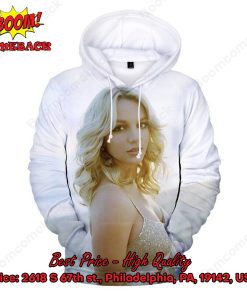 Britney Spears White 3d Printed Hoodie