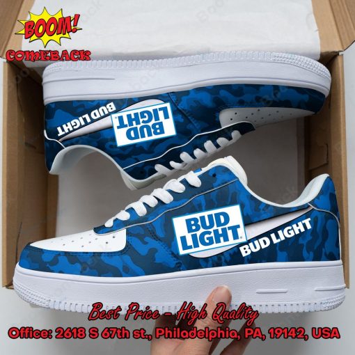 Bud Light Camo Style 2 Nike Air Force Sneakers