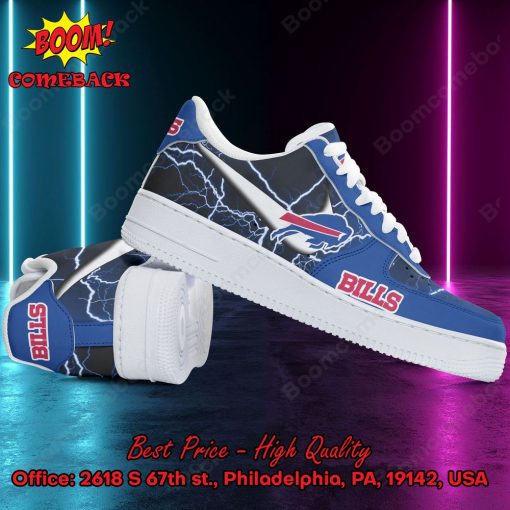 Buffalo Bills Lightning Nike Air Force 1 Shoes