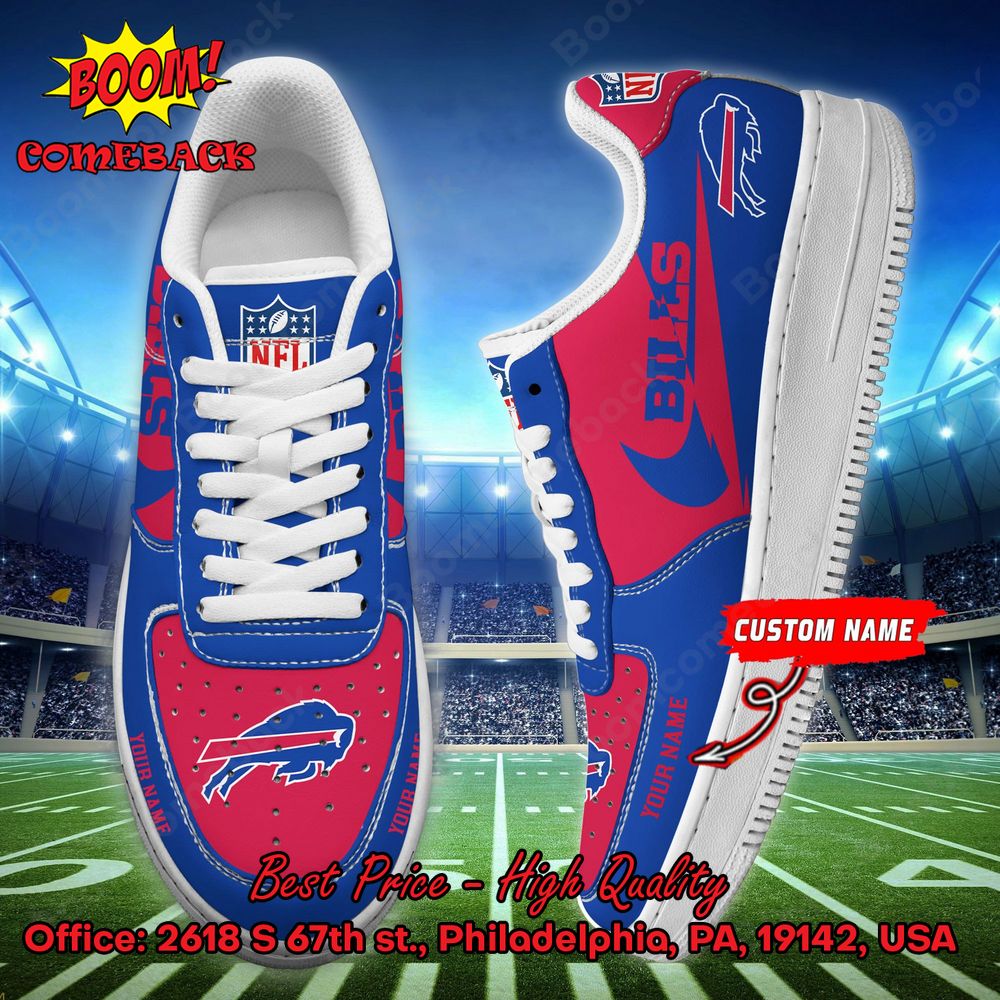 Buffalo Bills Personalized Name Style 2 Nike Air Force 1 Shoes