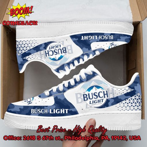 Busch Light Camo Style 2 Nike Air Force Sneakers