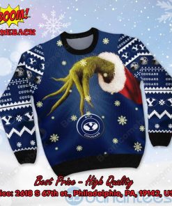 byu cougars grinch candy cane ugly christmas sweater 2 RjXYv
