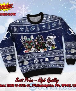 byu cougars star wars ugly christmas sweater 2 ObrgC