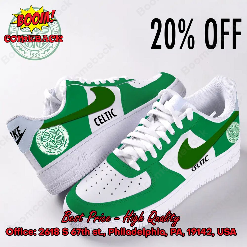 Celtic F.C. Luxury Nike Air Force Sneakers