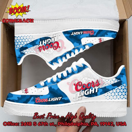 Coors Light Camo Style 1 Nike Air Force Sneakers