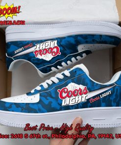 Coors Light Camo Style 2 Nike Air Force Sneakers