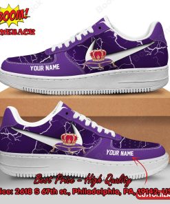 Crown Royal Lightning Personalized Name Nike Air Force Sneakers