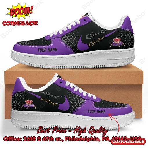 Crown Royal Personalized Name Nike Air Force Sneakers