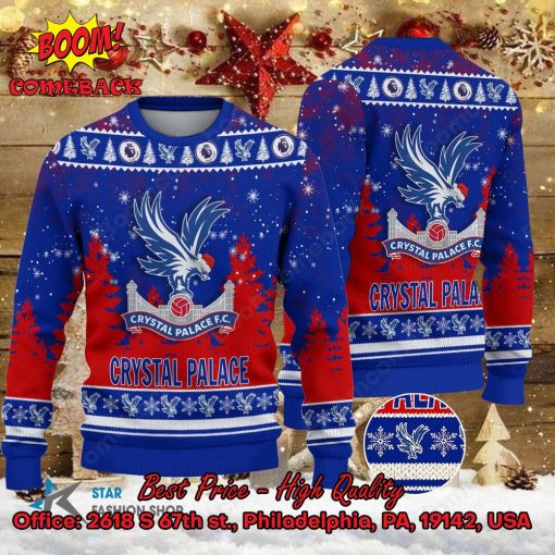 Crystal Palace Santa Hat Ugly Christmas Sweater