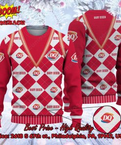 Dairy Queen Chessboard Ugly Christmas Sweater