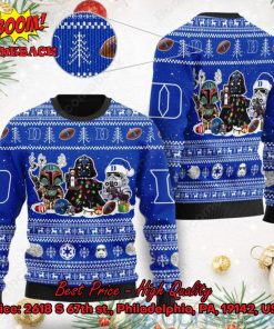 Duke Blue Devils Star Wars Ugly Christmas Sweater