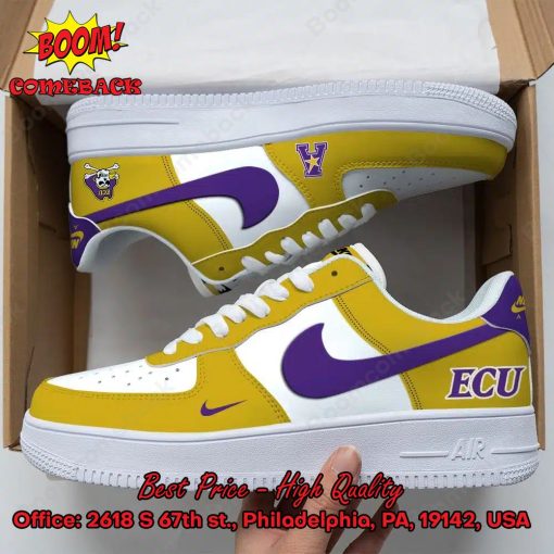 East Carolina Pirates NCAA Nike Air Force Sneakers