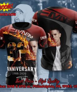 Eminem 32nd Anniversary 3d Printed Hoodie And T-shirt