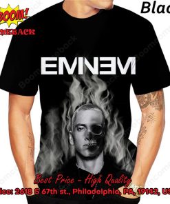 Eminem Flame Skull 3d Printed T-shirt Hoodie