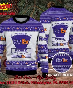 FedEx Ugly Christmas Sweater