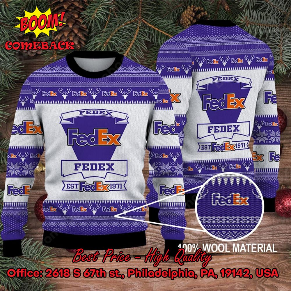 Dunkin' Donuts Wool Christmas Sweater