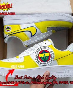 Fenerbahce S.K. Personalized Name Nike Air Force Sneakers