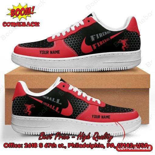 Fireball Personalized Name Nike Air Force Sneakers