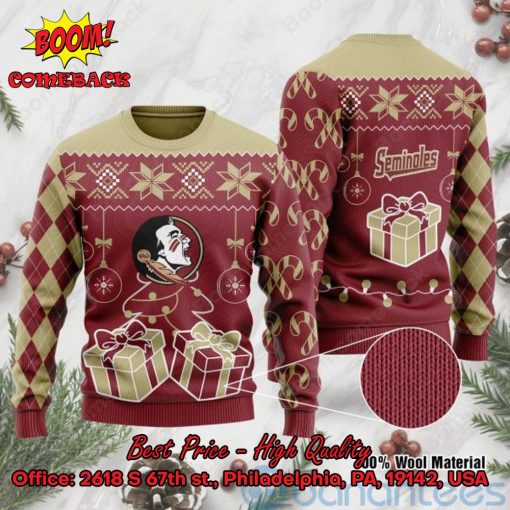 Florida State Seminoles Christmas Gift Ugly Christmas Sweater