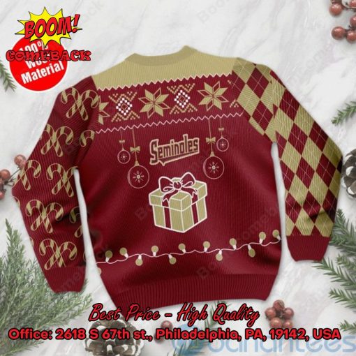 Florida State Seminoles Christmas Gift Ugly Christmas Sweater