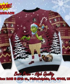 florida state seminoles grinch candy cane ugly christmas sweater 3 D9qiP