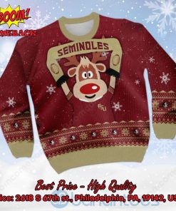 florida state seminoles reindeer ugly christmas sweater 2 L7tUH
