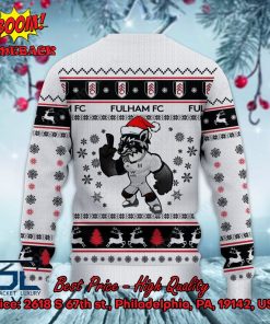 fulham fc mascot ugly christmas sweater 3 rhBnN