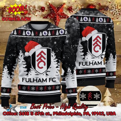 Fulham Santa Hat Ugly Christmas Sweater