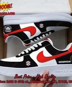 Georgia Bulldogs NCAA Nike Air Force Sneakers