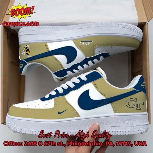 Georgia Tech Yellow Jackets NCAA Nike Air Force Sneakers