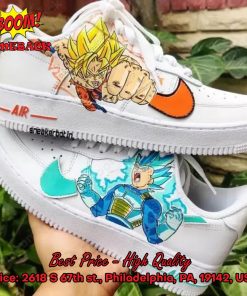 Goku Vegeta Nike Air Force Sneakers