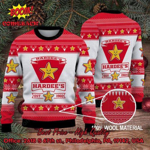 Hardee’s Ugly Christmas Sweater