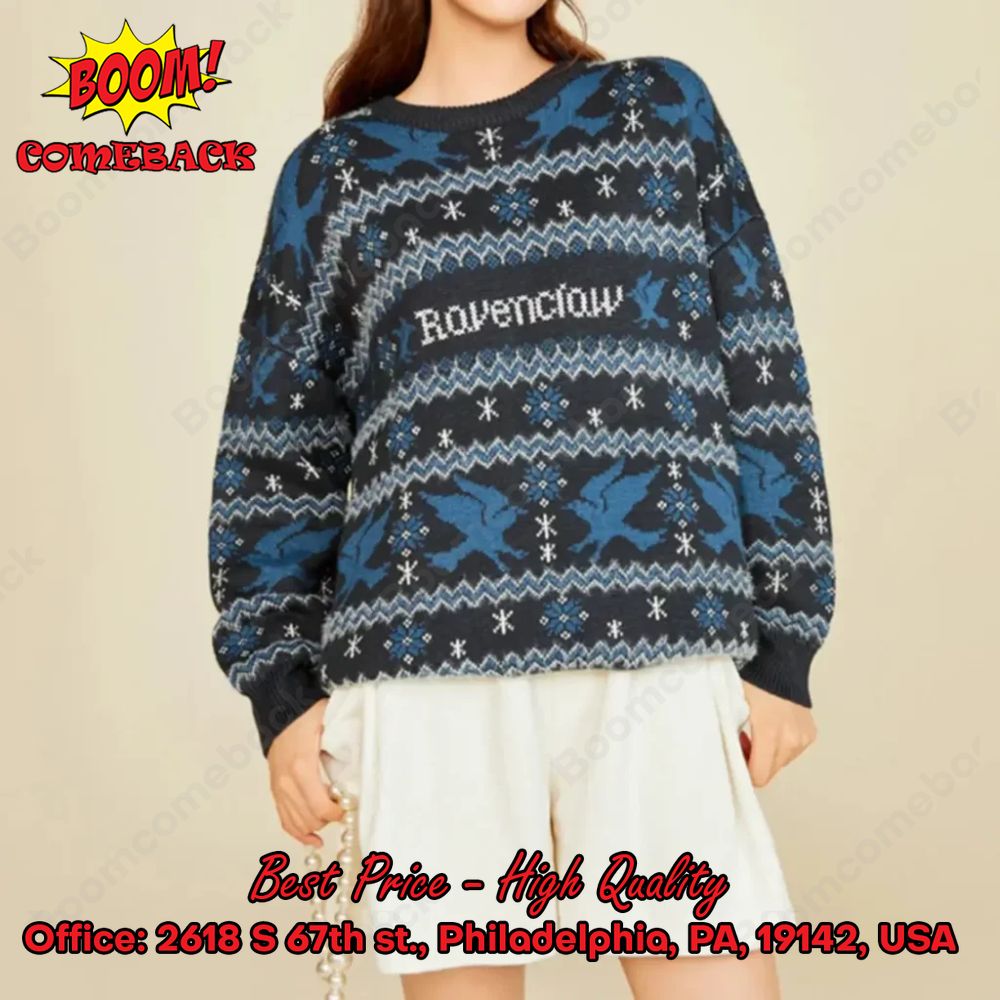 Harry Potter Ravenclaw House Ugly Christmas Sweater