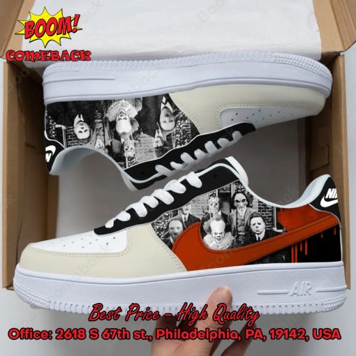Horror Killers Personalized Name Nike Air Force Sneakers