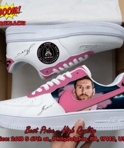 Inter Miami Lionel Messi Signature Nike Air Force Sneakers