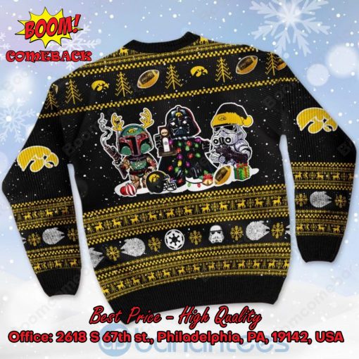 Iowa Hawkeyes Star Wars Ugly Christmas Sweater