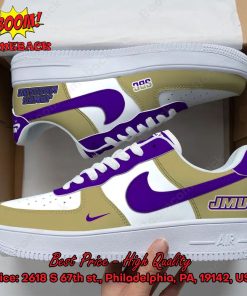 James Madison Dukes NCAA Nike Air Force Sneakers
