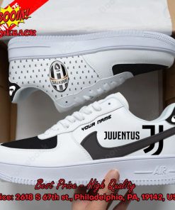Juventus Personalized Name Nike Air Force Sneakers
