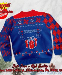 kansas jayhawks christmas gift ugly christmas sweater 3 VTPHY