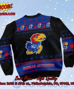 kansas jayhawks snoopy dabbing ugly christmas sweater 3 iEXPh