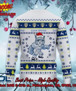 leeds united mascot ugly christmas sweater 3 RV6pe
