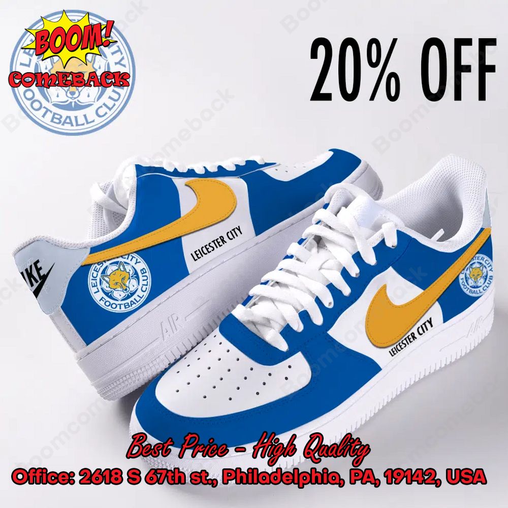 Leicester City Luxury Nike Air Force Sneakers