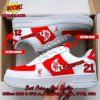 Liverpool FC Logo Personalized Name Nike Air Force Sneakers