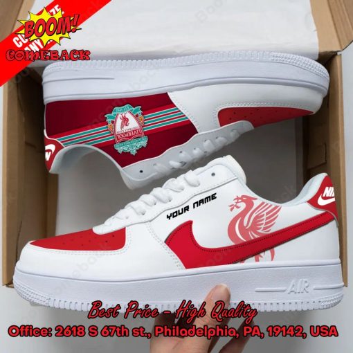 Liverpool FC Personalized Name Nike Air Force Sneakers